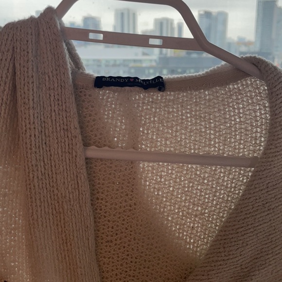 Brandy Melville White Hoodie - Picture 3 of 3